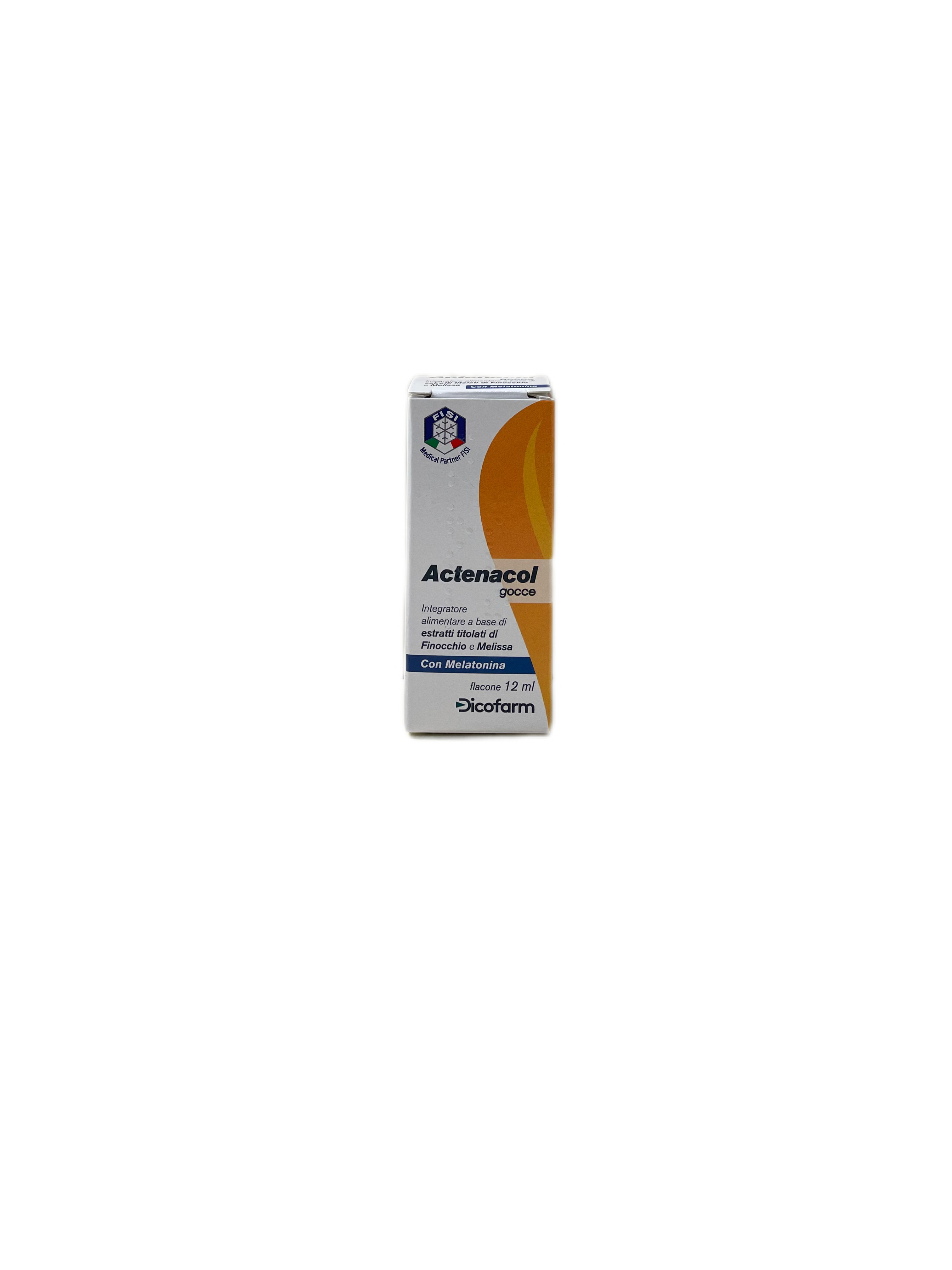 Actenacol Gocce Integratore Alimentare Melatonina 12 ml Dicofarm