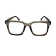 T-Vedo Bicolor Grigio Occhiali Da Lettura Unisex Premontati Aste Flessibili Eleganti Leggeri